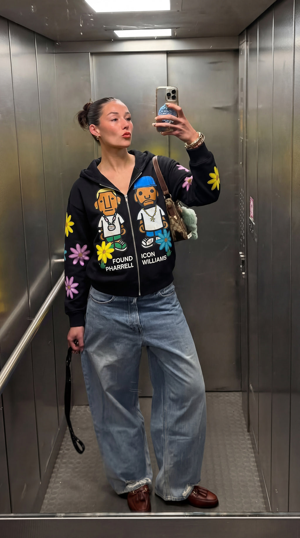 V2 Pharrell X Found Icon Hoodie 💛